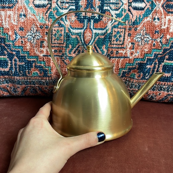 Handmade (in India) gold plated 1L kettle - Picture 3 of 7